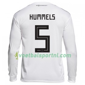Duitsland Hummels 5 Thuis Shirt WK voetbal 2018 L/S